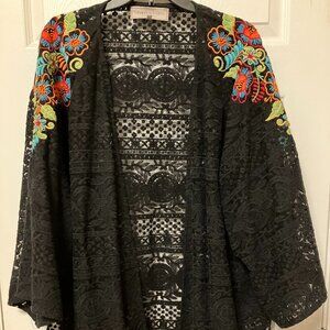 Double D Ranch Kimono Style Lace Jacket